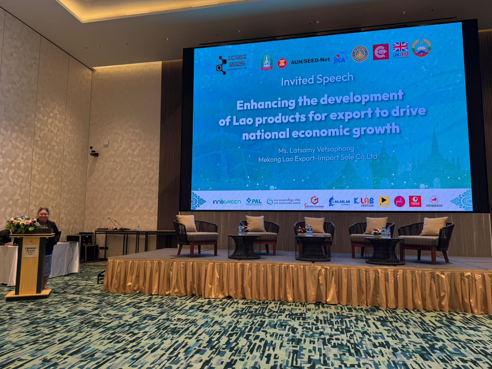 Lao Best Brand Association Showcases Innovation at ICSEI 2025